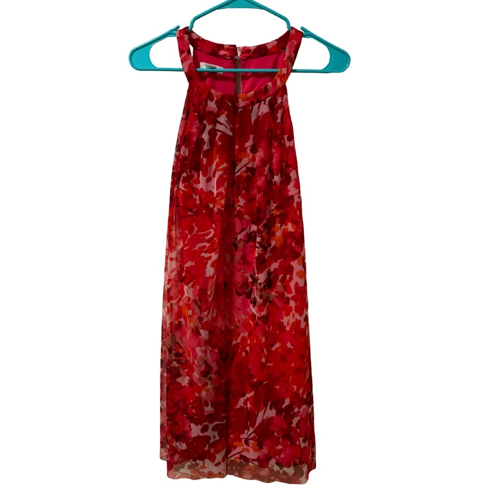 London Times Halter Floral Printed Dress